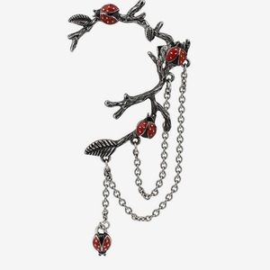 🐞 Ladybug branch earring cuff 🐞
